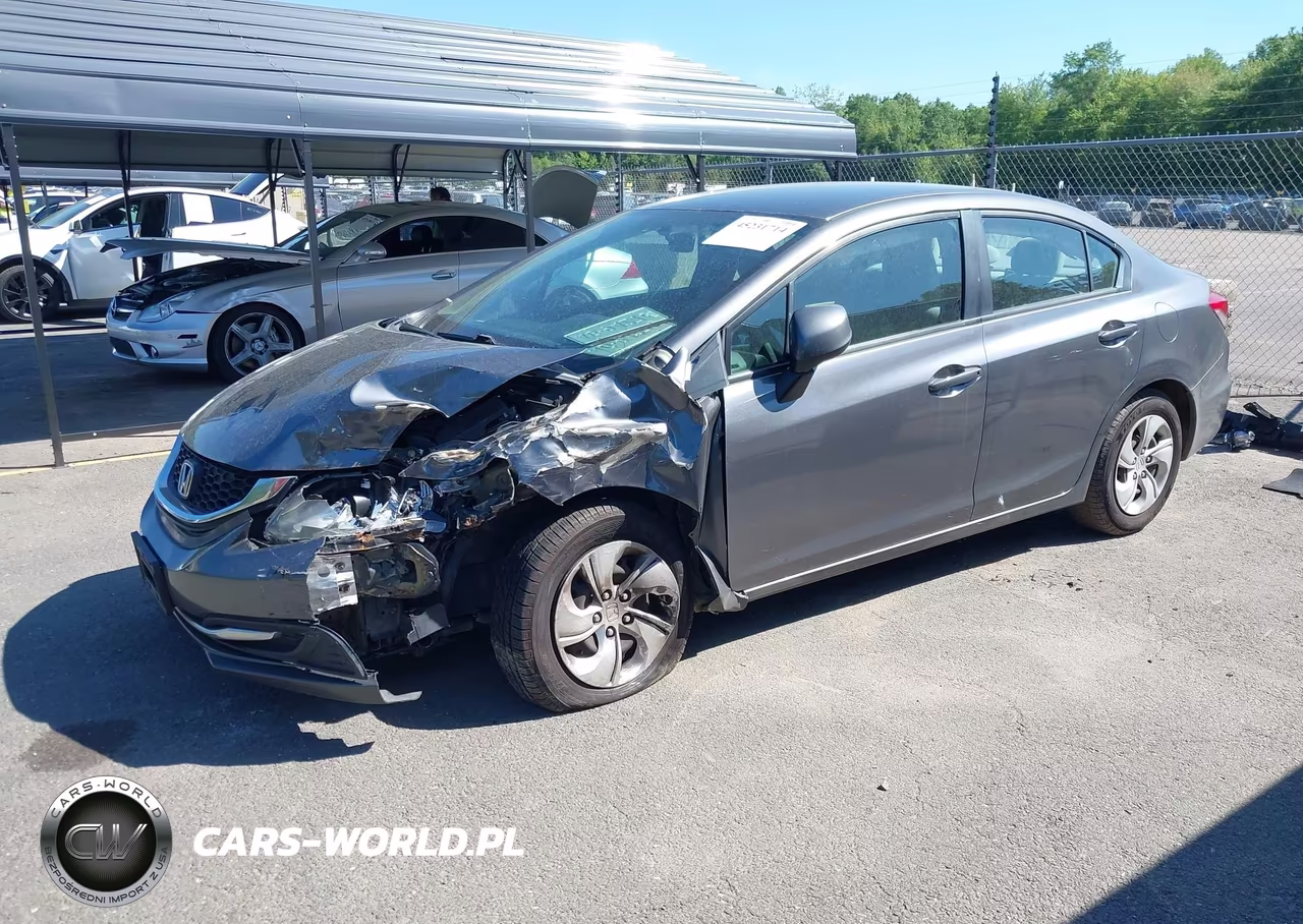 2013 Honda Civic Lx VIN:2HGFB2F53DH569477 - 2