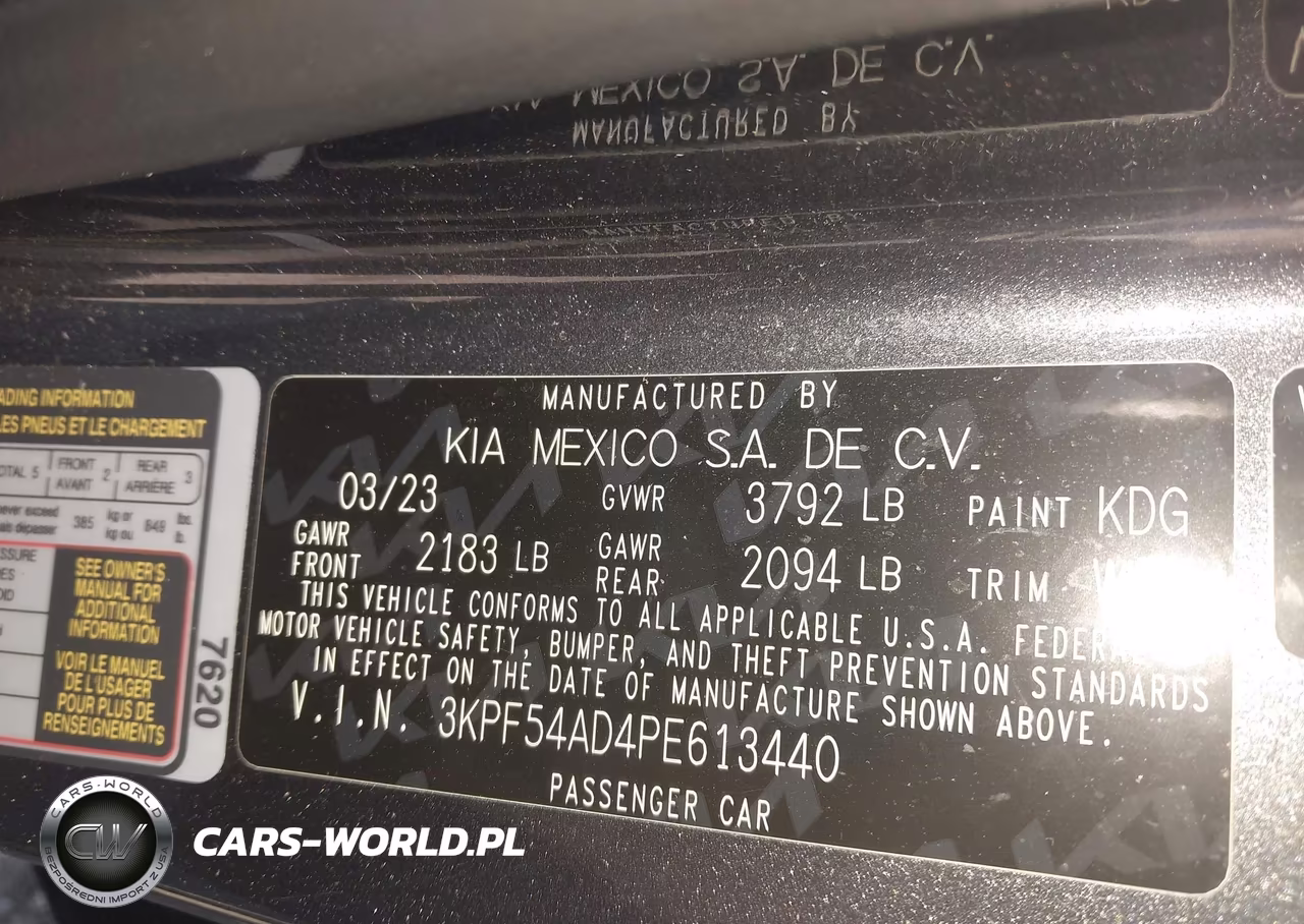 2023 Kia Forte Gt-Line VIN:3KPF54AD4PE613440 - 9