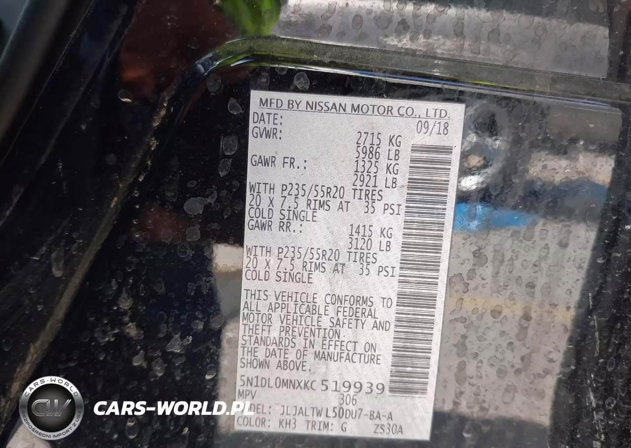 2019 Infiniti Qx60 Luxe VIN:5N1DL0MNXKC519939 - 9