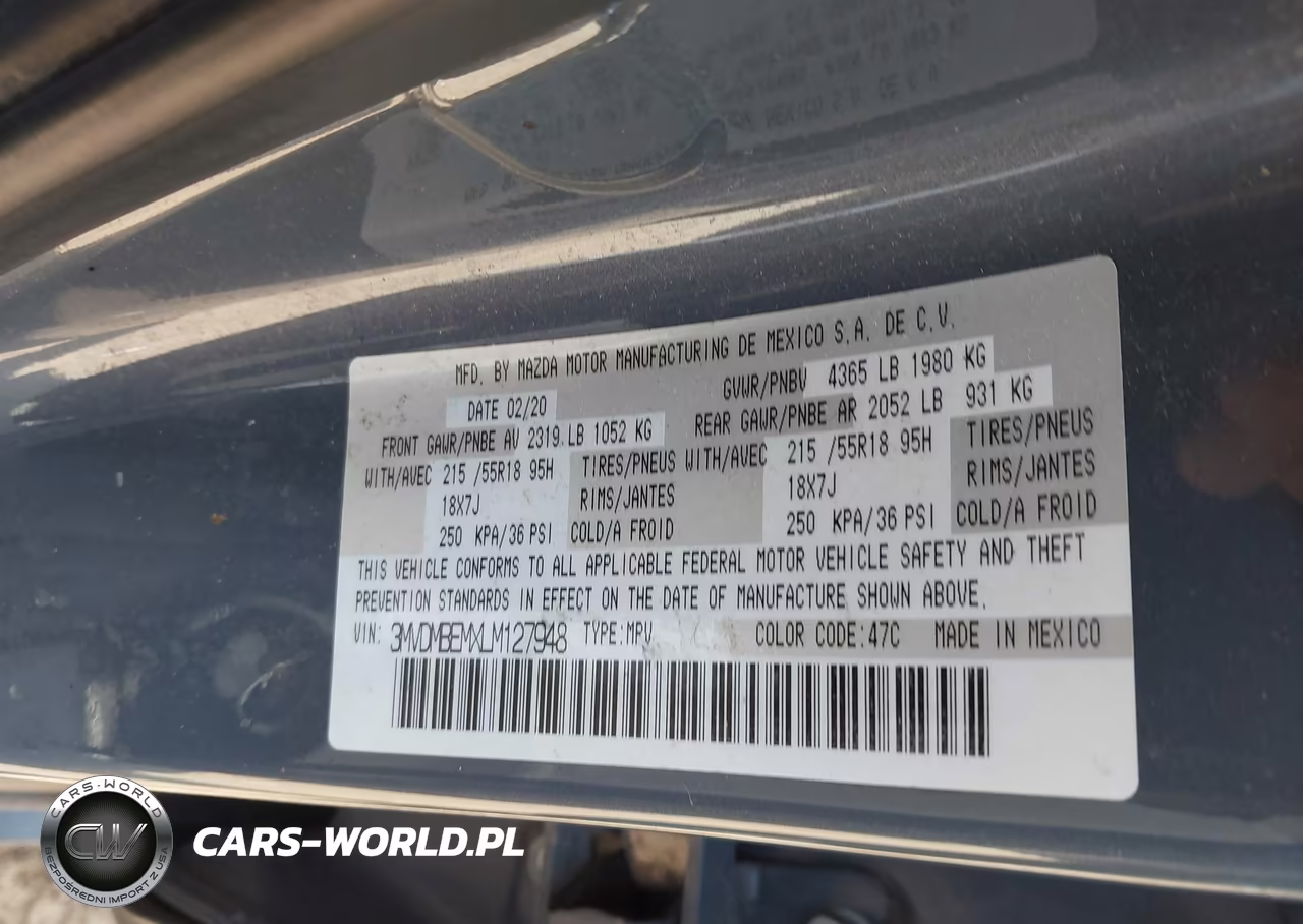 2020 Mazda Cx-30 Premium Package VIN:3MVDMBEMXLM127948 - 9