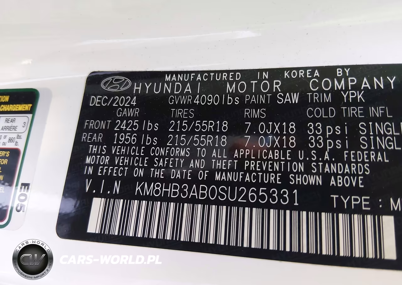 2025 Hyundai Kona Sel VIN:KM8HB3AB0SU265331 - 9