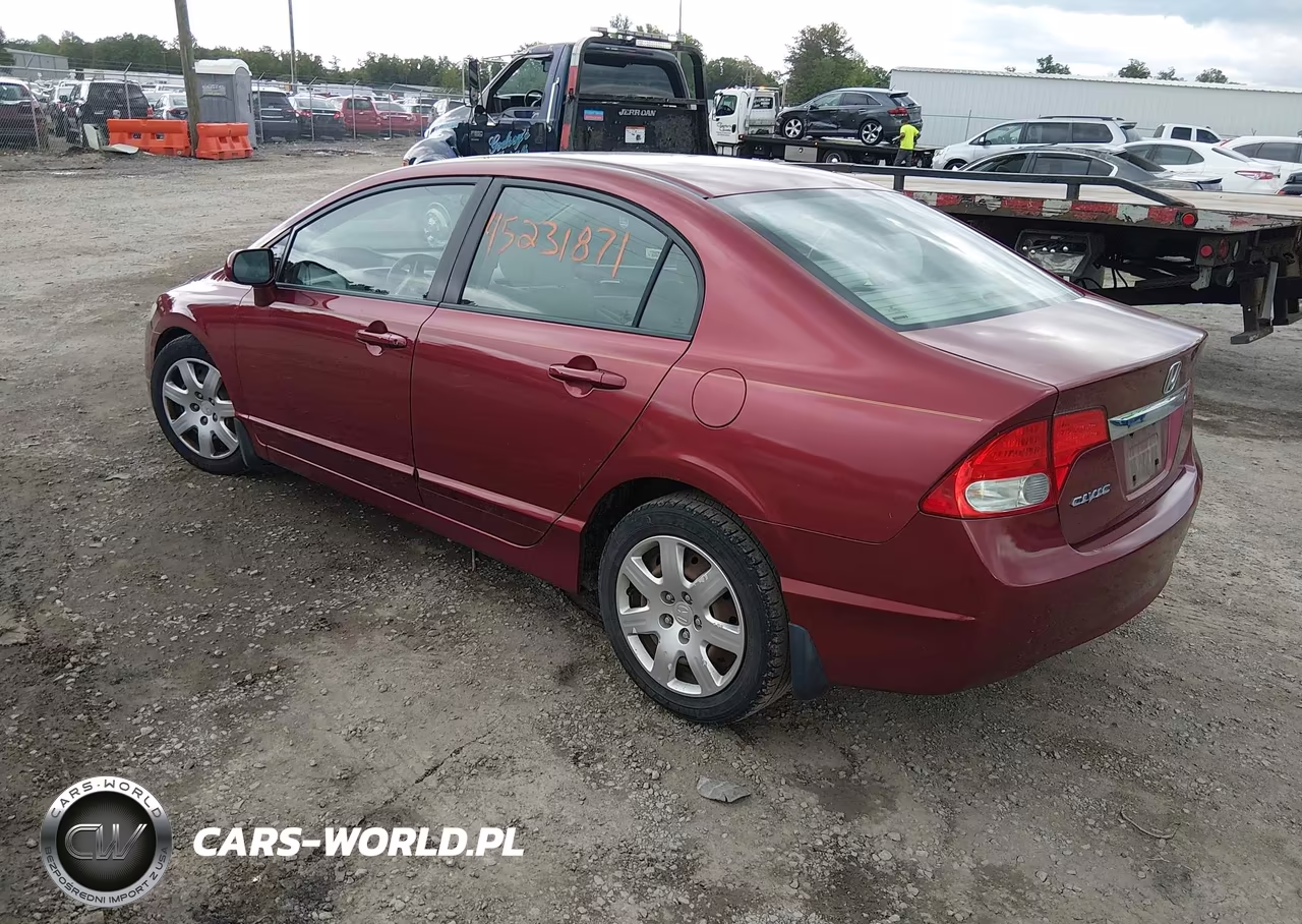 2010 Honda Civic Lx VIN:2HGFA1F56AH548373 - 3