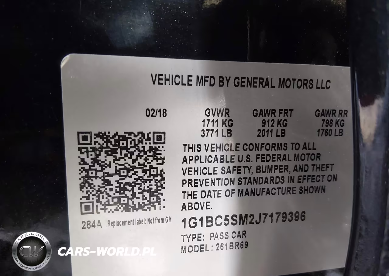 2018 Chevrolet Cruze Ls Auto VIN:1G1BC5SM2J7179396 - 9