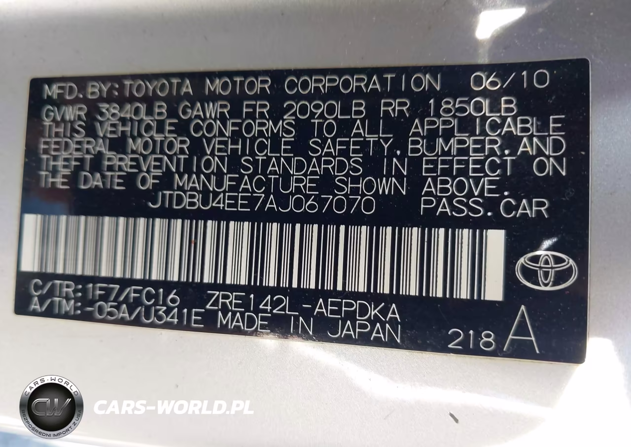 2010 Toyota Corolla Le VIN:JTDBU4EE7AJ067070 - 9