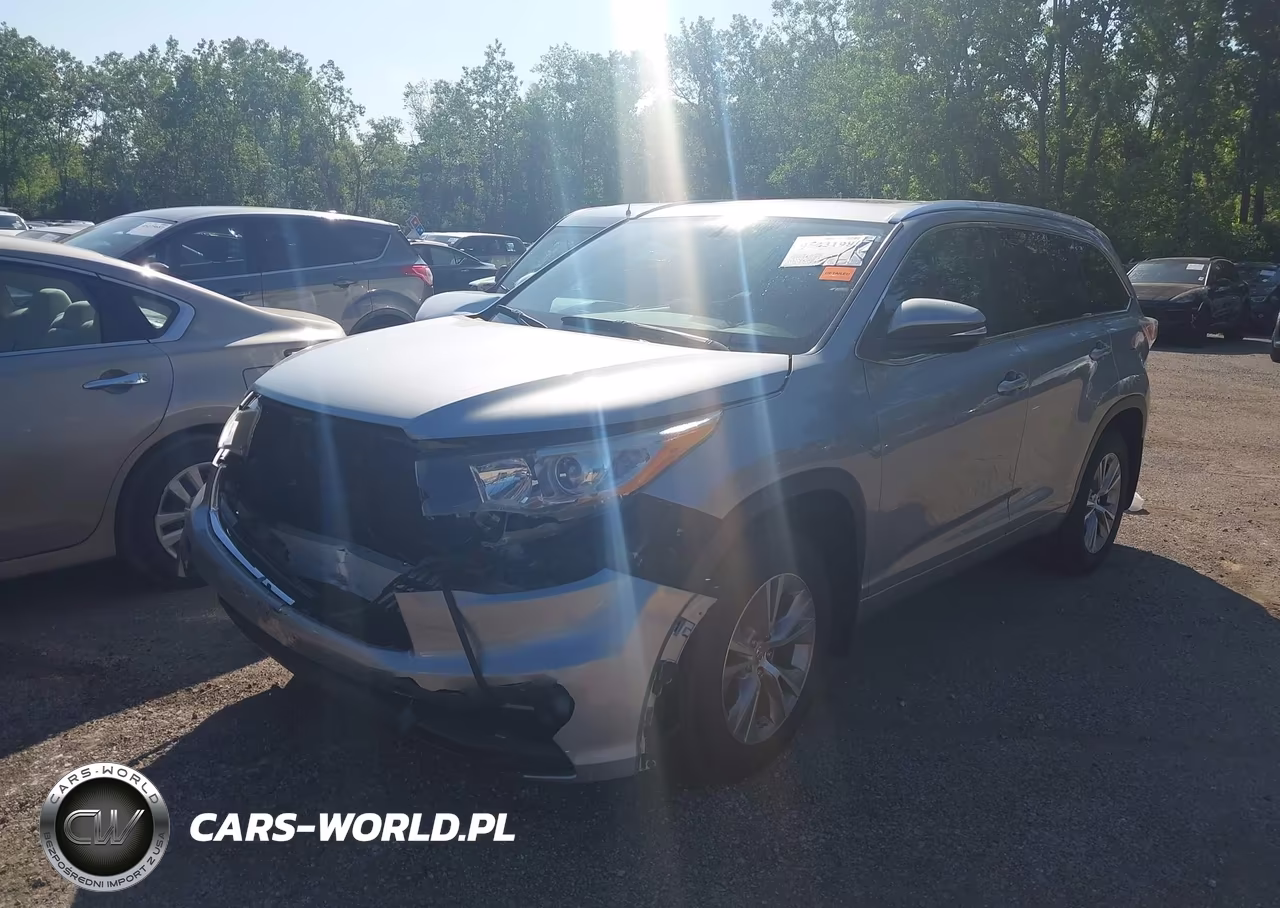 2014 Toyota Highlander Xle V6 VIN:5TDJKRFH1ES039362 - 2