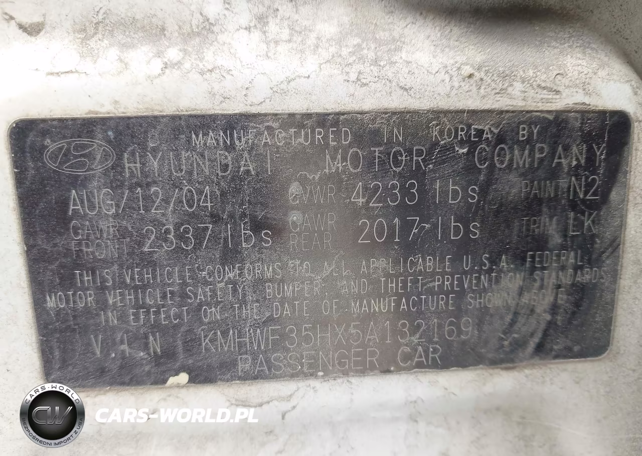2005 Hyundai Sonata Gls-Lx VIN:KMHWF35HX5A132169 - 9