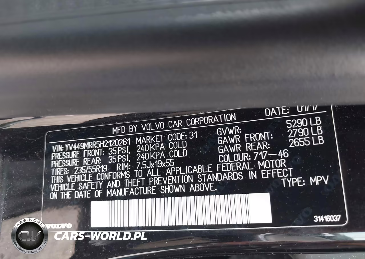 2017 Volvo Xc60 T6 Dynamic VIN:YV449MRR5H2120261 - 9