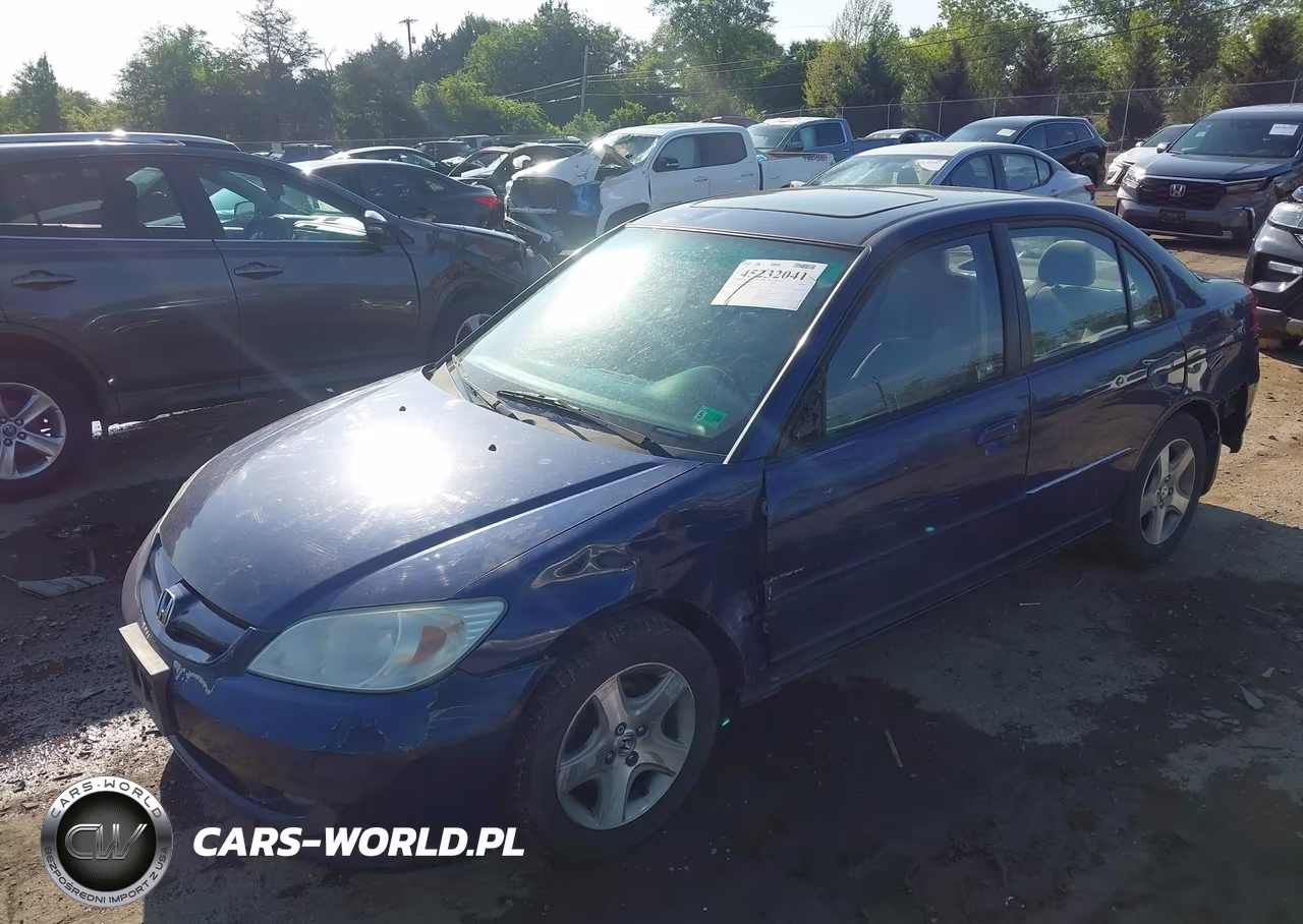 2005 Honda Civic Ex VIN:1HGES26785L018382 - 2