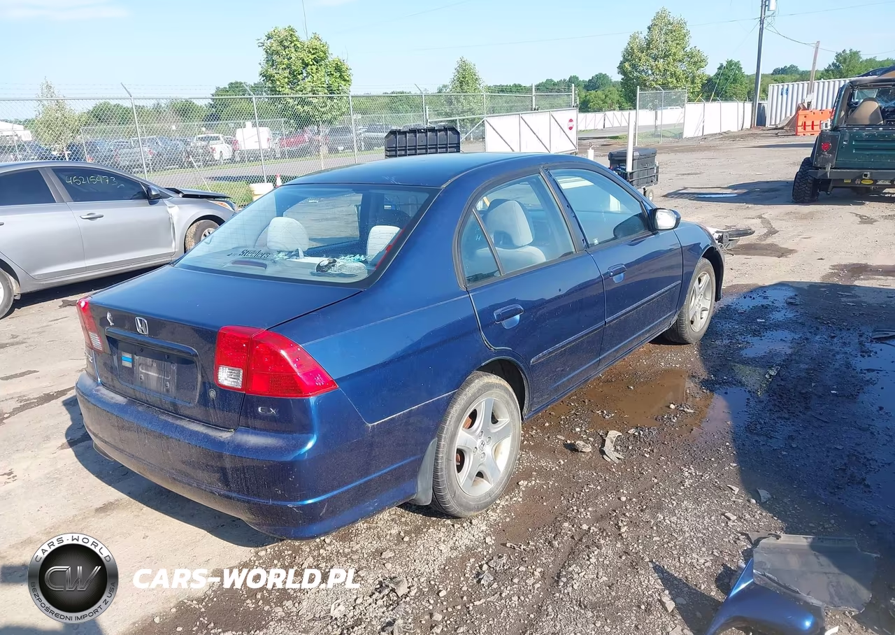 2005 Honda Civic Ex VIN:1HGES26785L018382 - 4