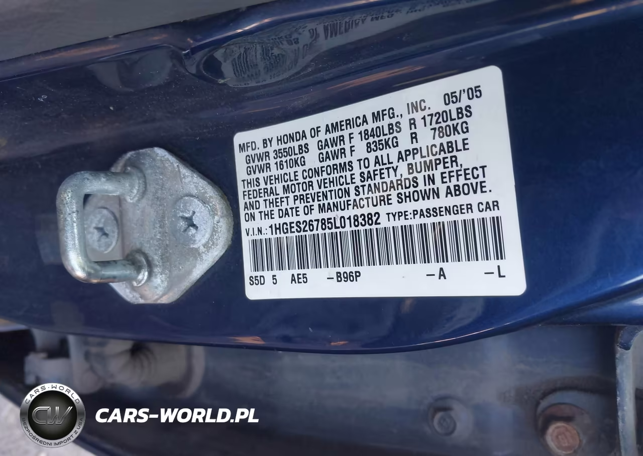 2005 Honda Civic Ex VIN:1HGES26785L018382 - 9
