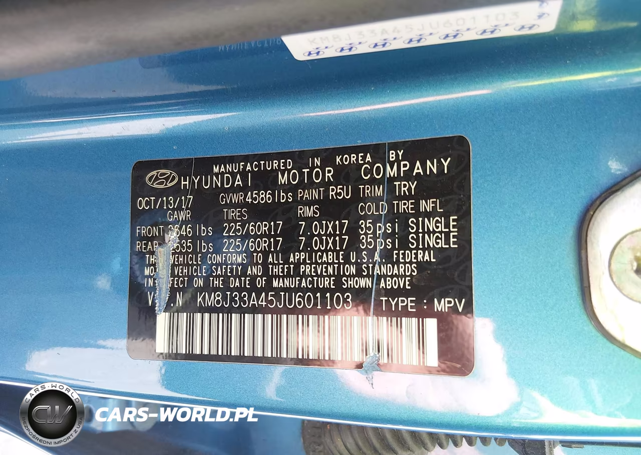 2018 Hyundai Tucson Sel Plus VIN:KM8J33A45JU601103 - 9