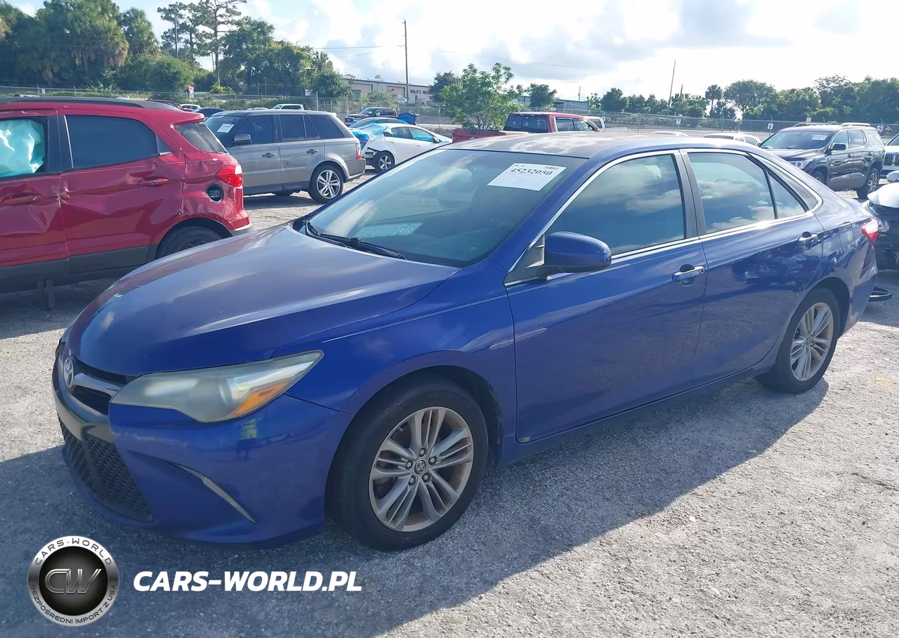 2015 Toyota Camry Se VIN:4T1BF1FK2FU881089 - 2
