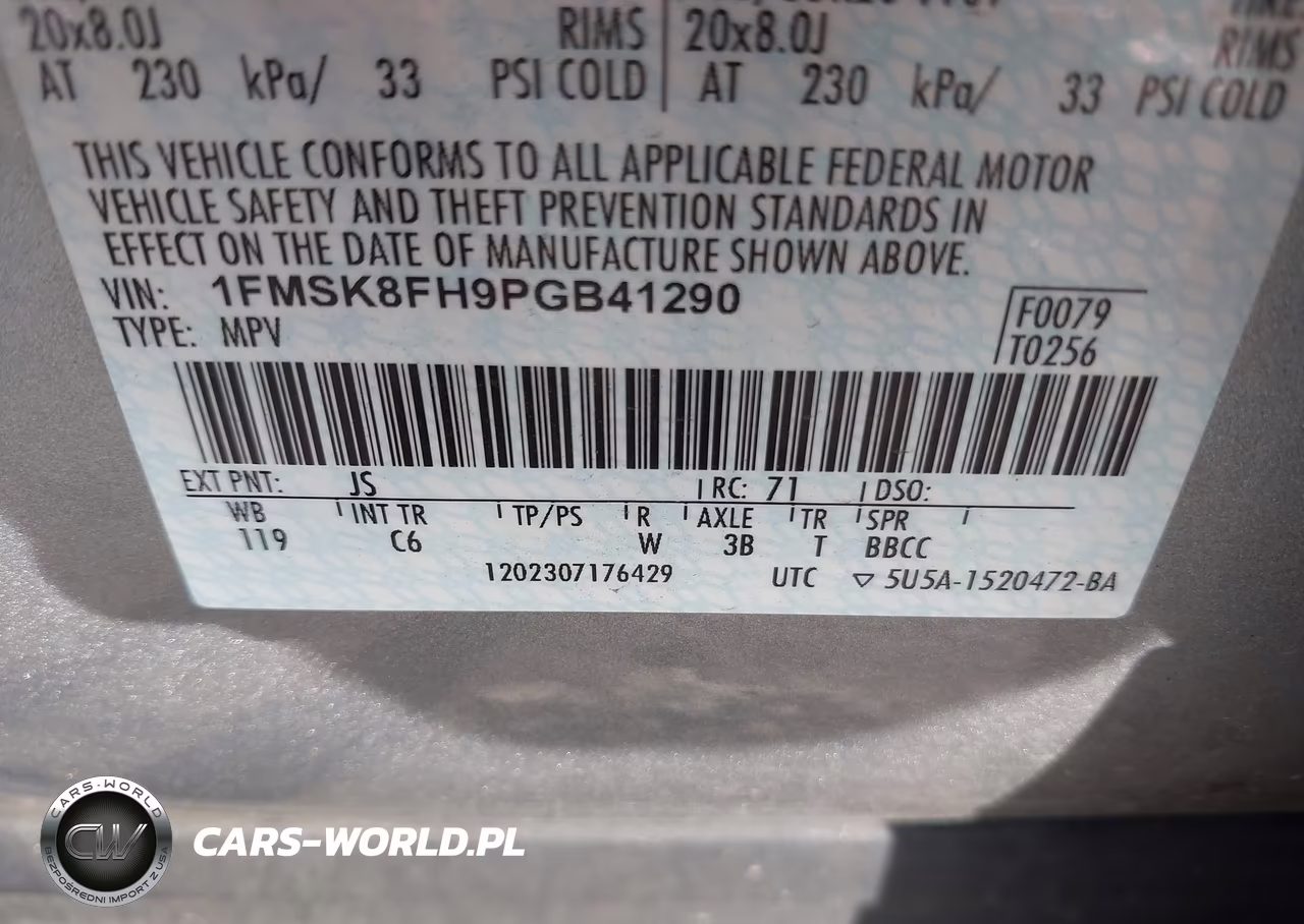 2023 Ford Explorer Limited VIN:1FMSK8FH9PGB41290 - 9