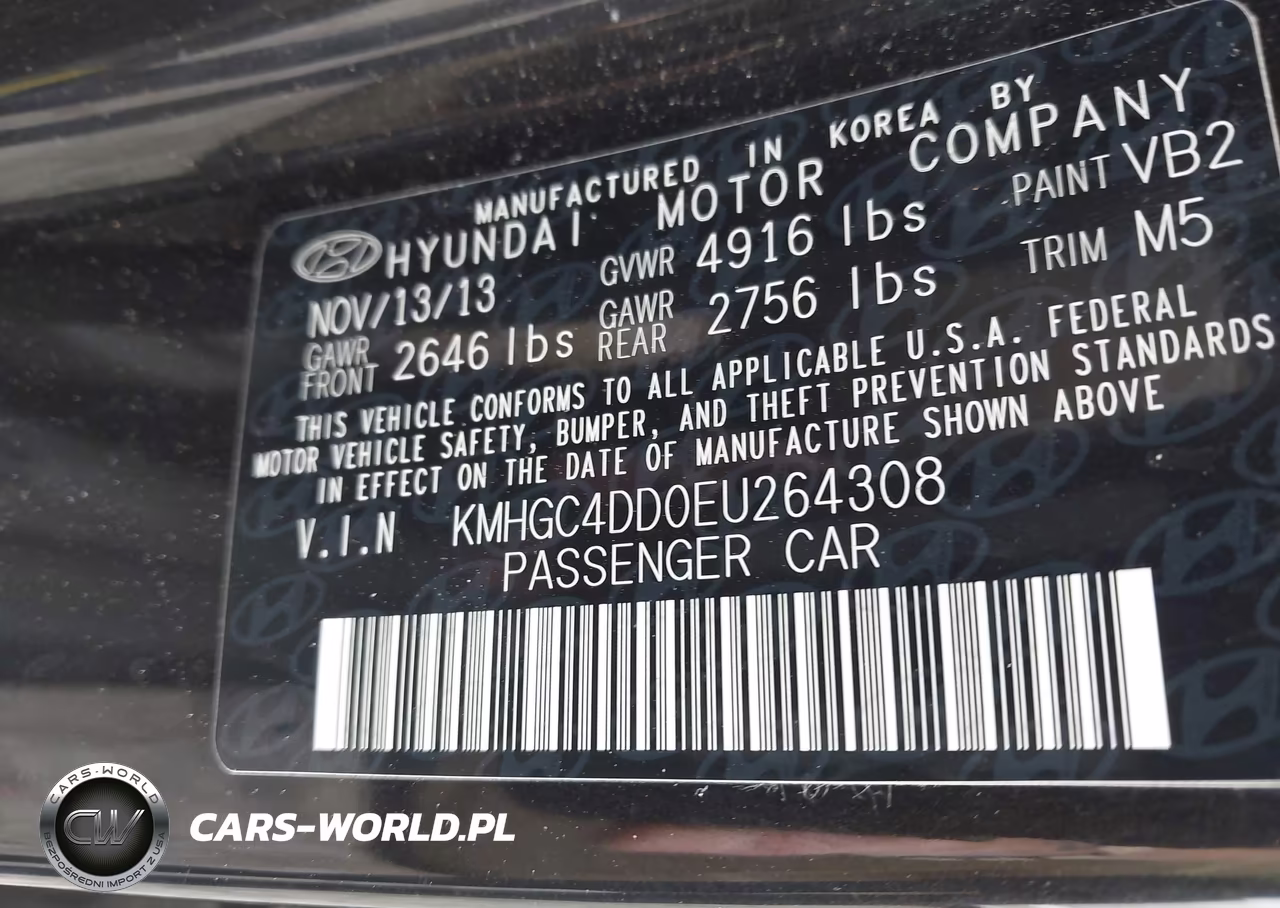 2014 Hyundai Genesis 3.8 VIN:KMHGC4DD0EU264308 - 9