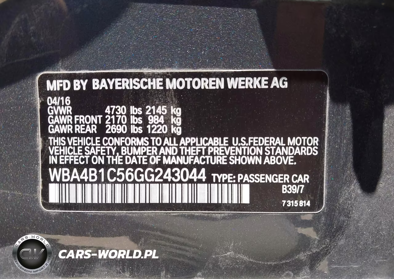 2016 BMW 435I Gran Coupe VIN:WBA4B1C56GG243044 - 9
