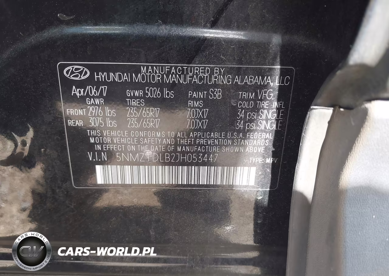 2018 Hyundai Santa Fe Sport VIN:5NMZTDLB2JH053447 - 9