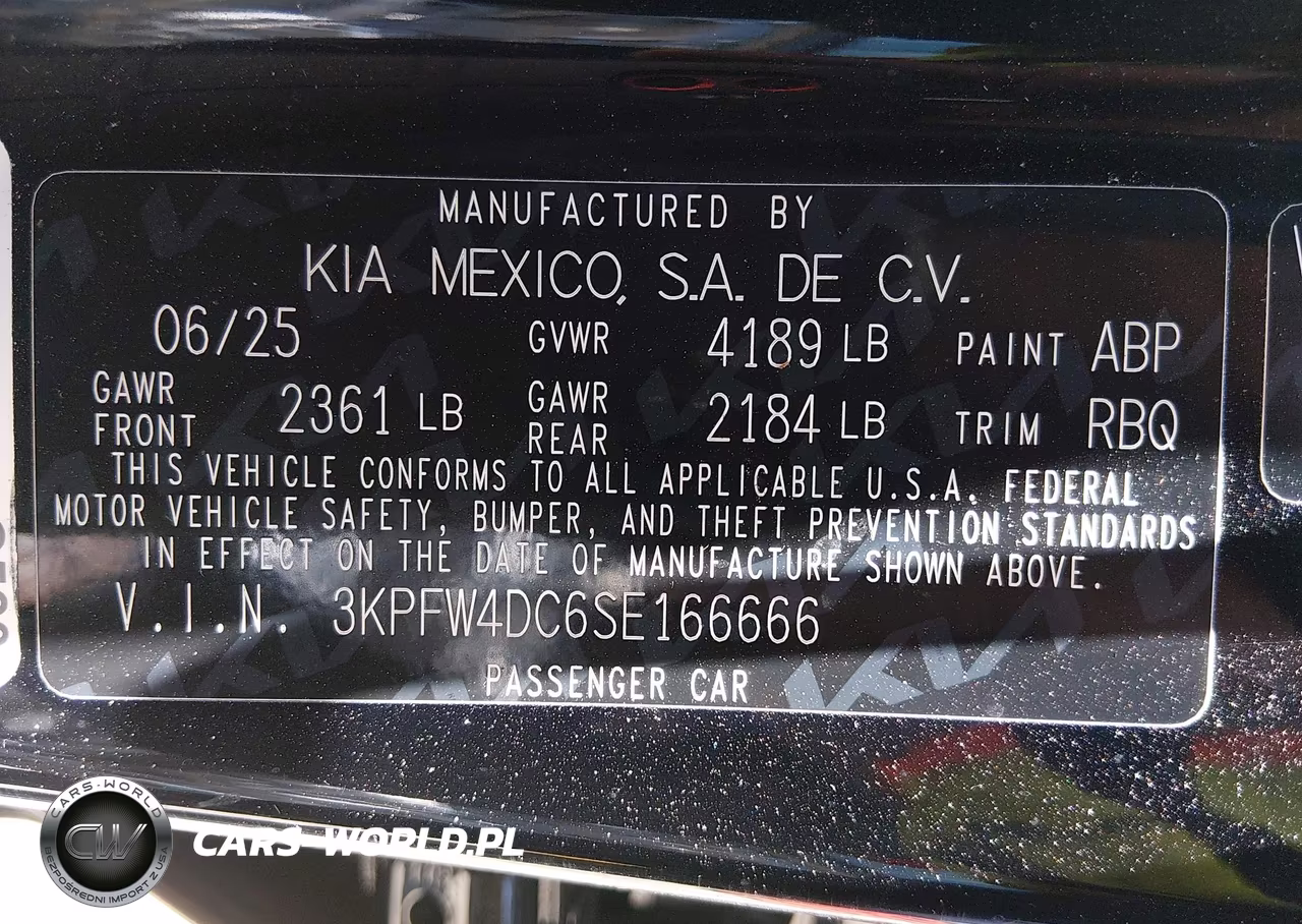 2025 Kia K4 Gt-Line Turbo VIN:3KPFW4DC6SE166666 - 9