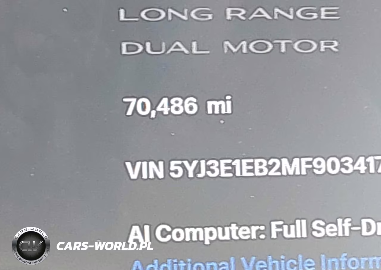 2021 Tesla Model 3 Long Range VIN:5YJ3E1EB2MF903417 - 14