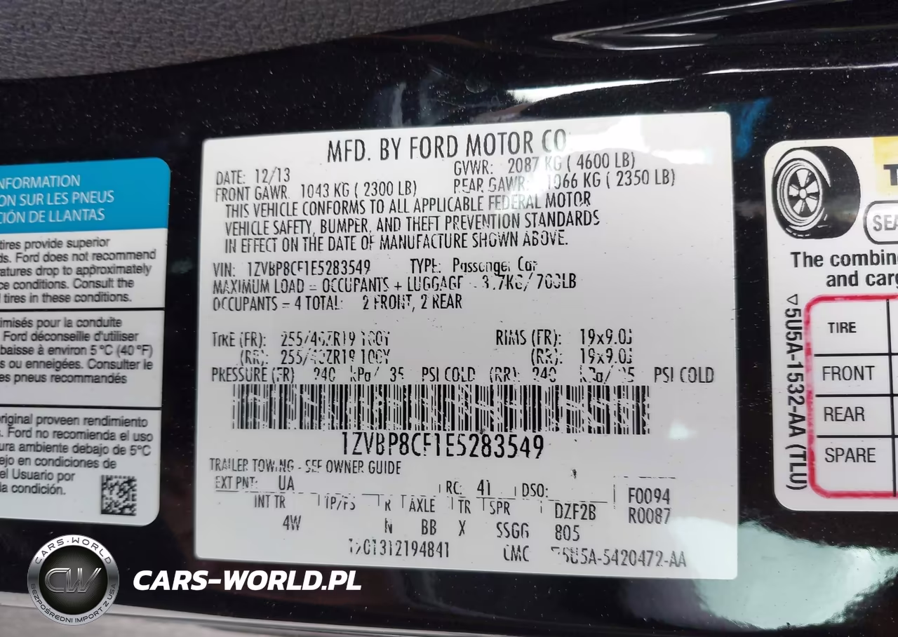 2014 Ford Mustang Gt Premium VIN:1ZVBP8CF1E5283549 - 9