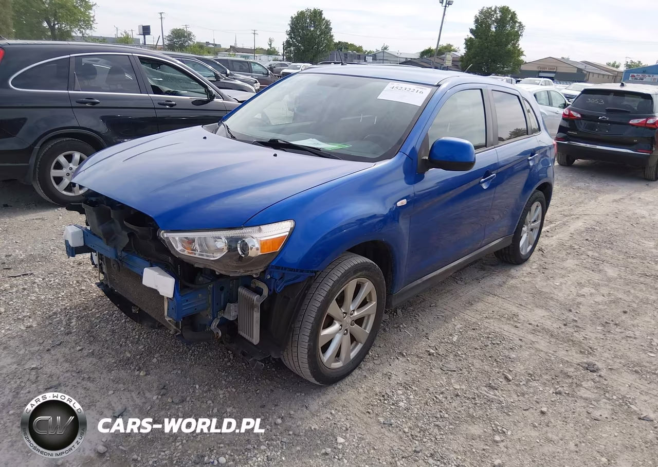 2015 Mitsubishi Outlander Sport Es VIN:4A4AP3AW8FE052713 - 2