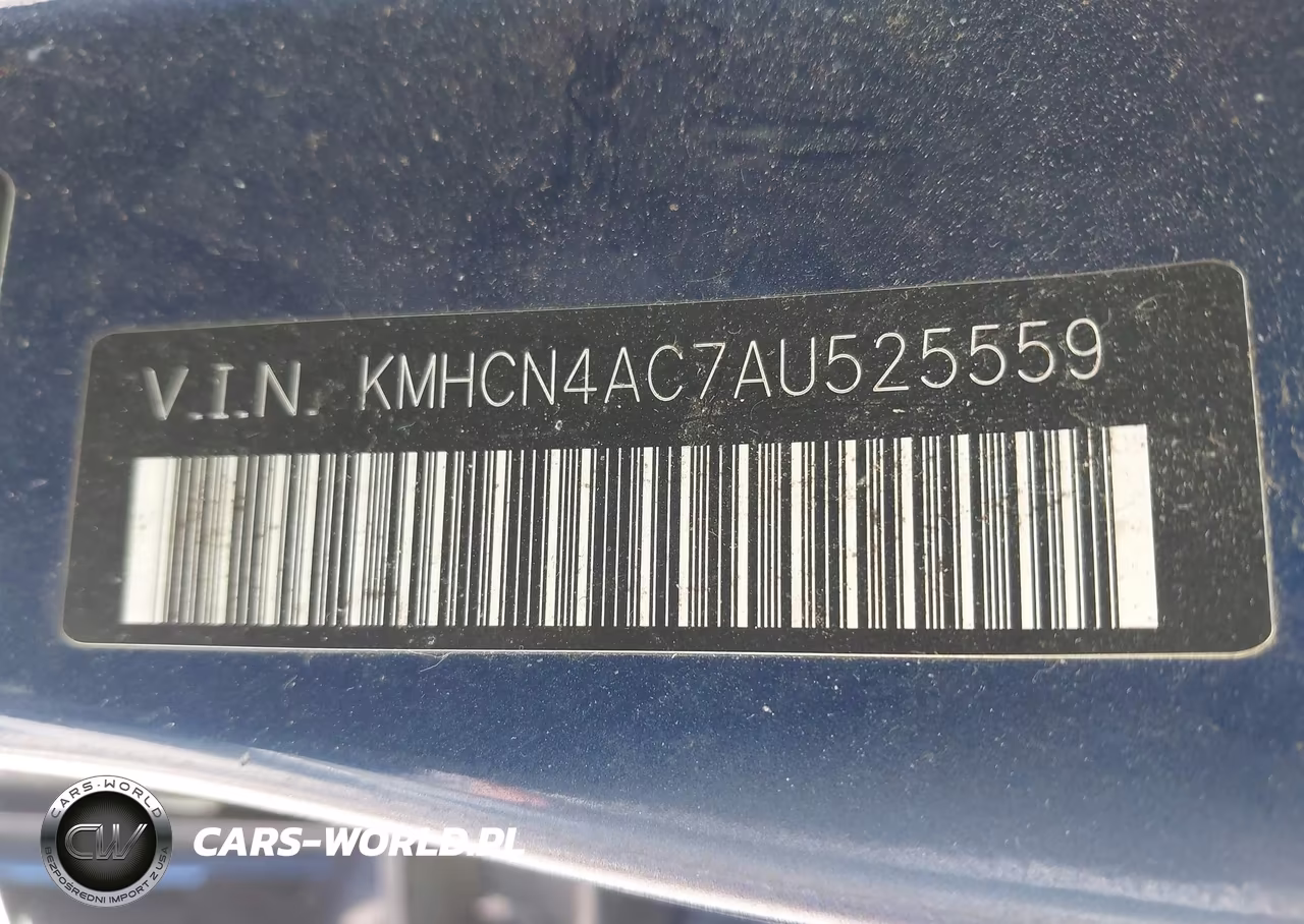 2010 Hyundai Accent Gls VIN:KMHCN4AC7AU525559 - 9