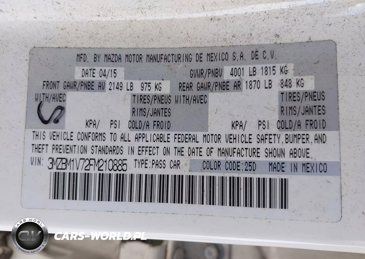 2015 Mazda Mazda3 I Touring VIN:3MZBM1V72FM210885 - 9