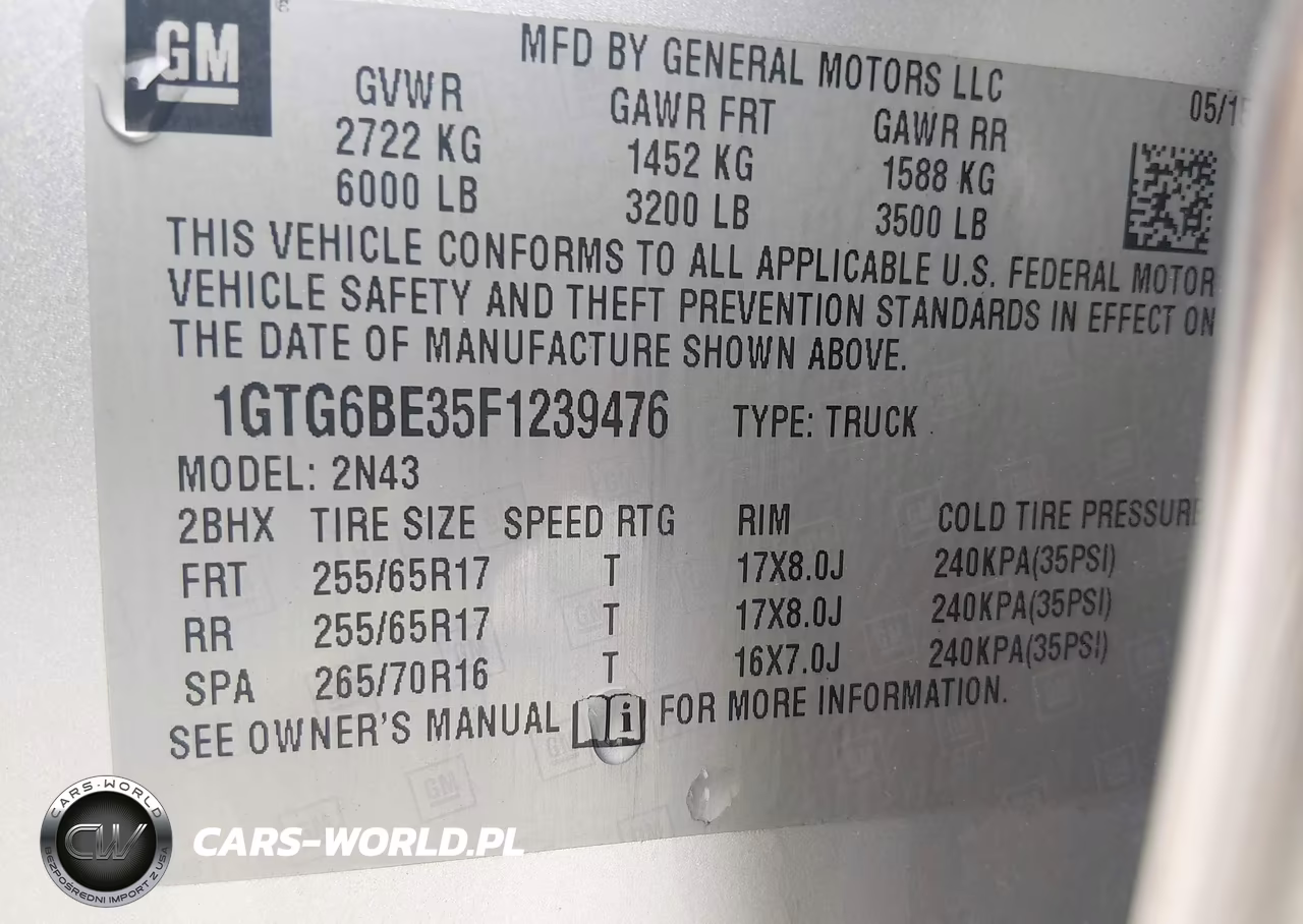 2015 GMC Canyon Sle VIN:1GTG6BE35F1239476 - 9
