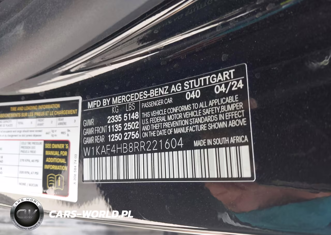 2024 Mercedes-Benz C 300 VIN:W1KAF4HB8RR221604 - 9