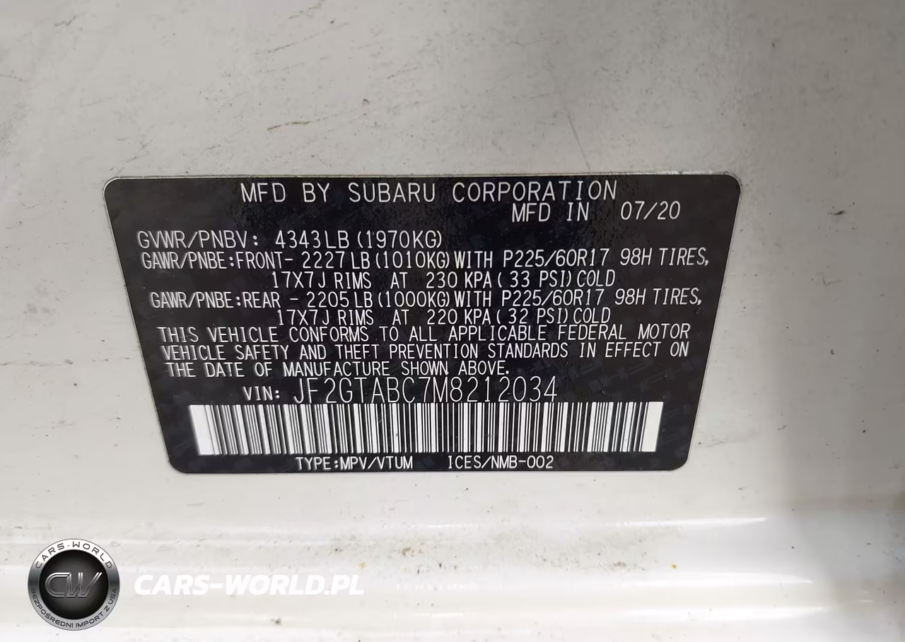 2021 Subaru Crosstrek VIN:JF2GTABC7M8212034 - 9