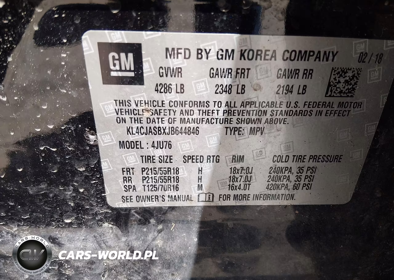 2018 Buick Encore Preferred VIN:KL4CJASBXJB644846 - 9
