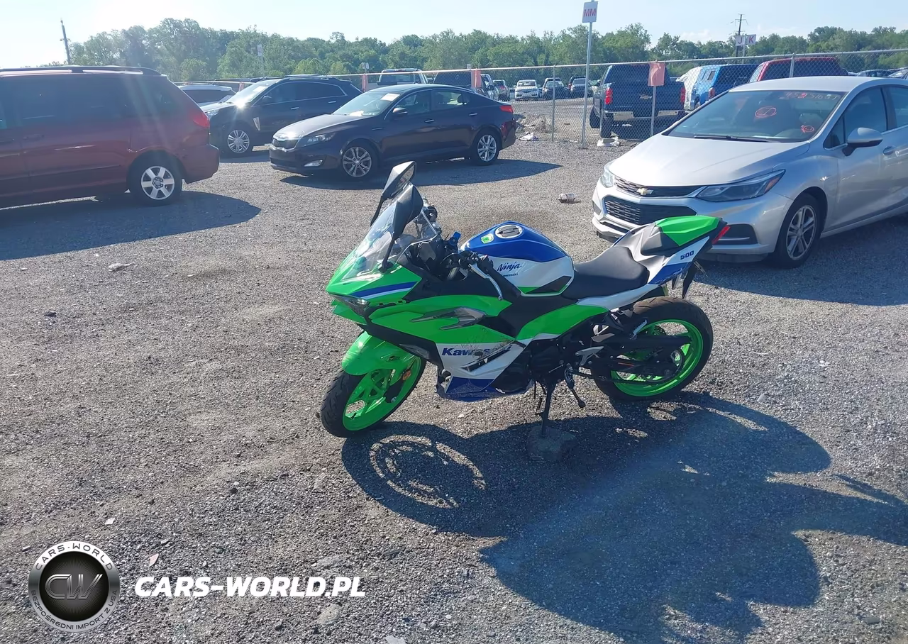 2024 Kawasaki Ex500 A-B VIN:ML5EXGJ15RDA13380 - 2