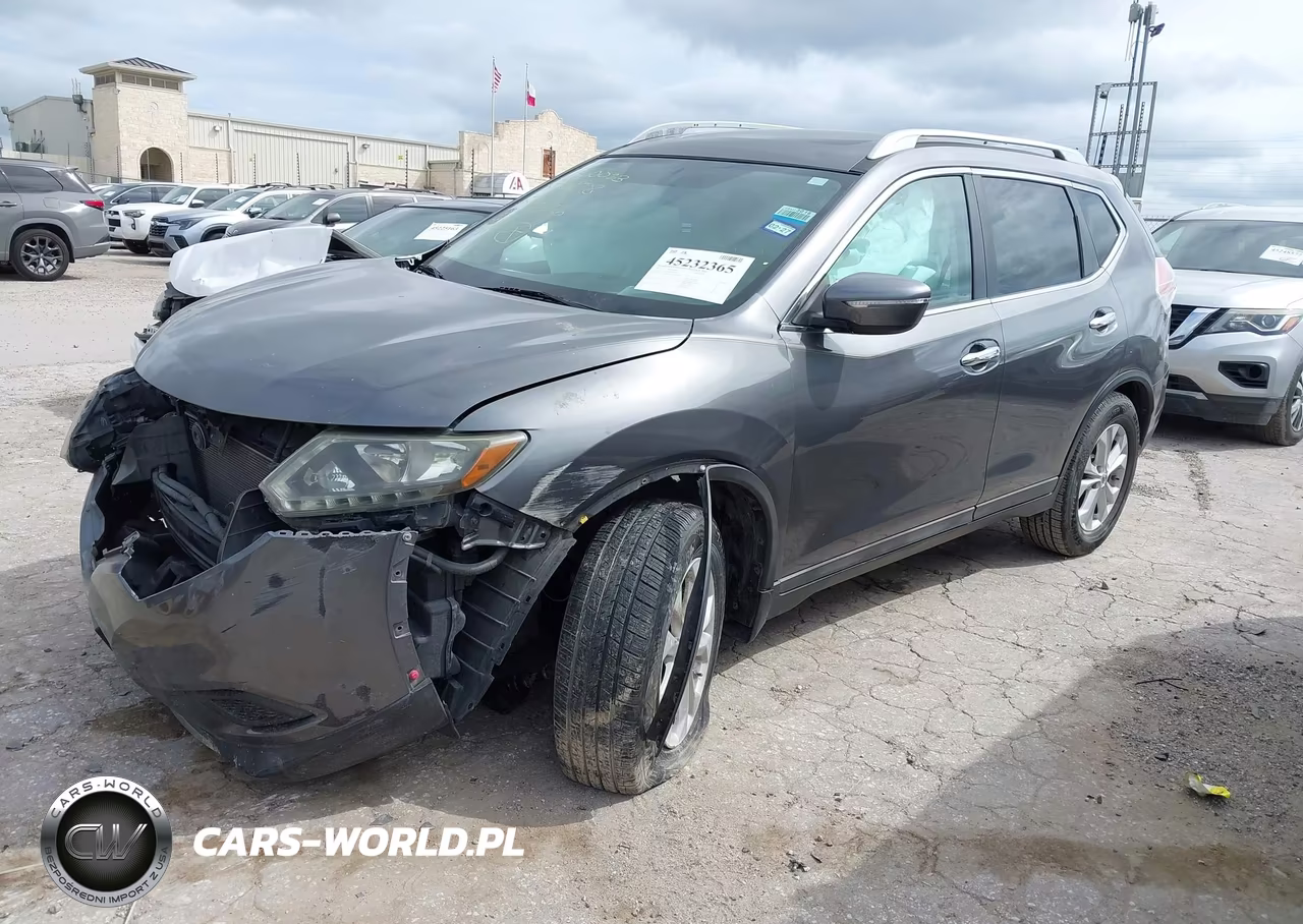 2014 Nissan Rogue Sv VIN:5N1AT2MV9EC836128 - 2