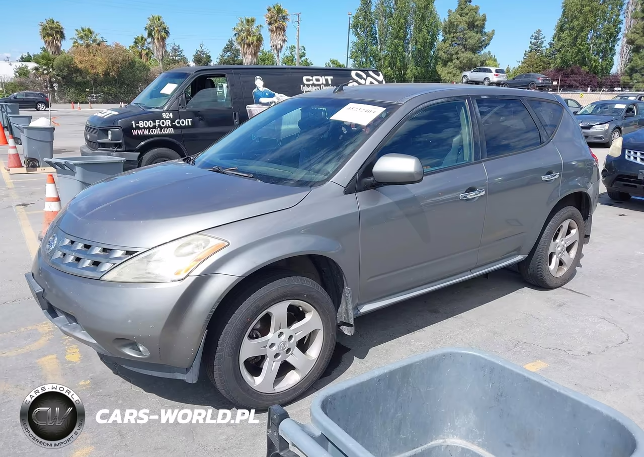 2005 Nissan Murano Sl VIN:JN8AZ08T25W322981 - 2