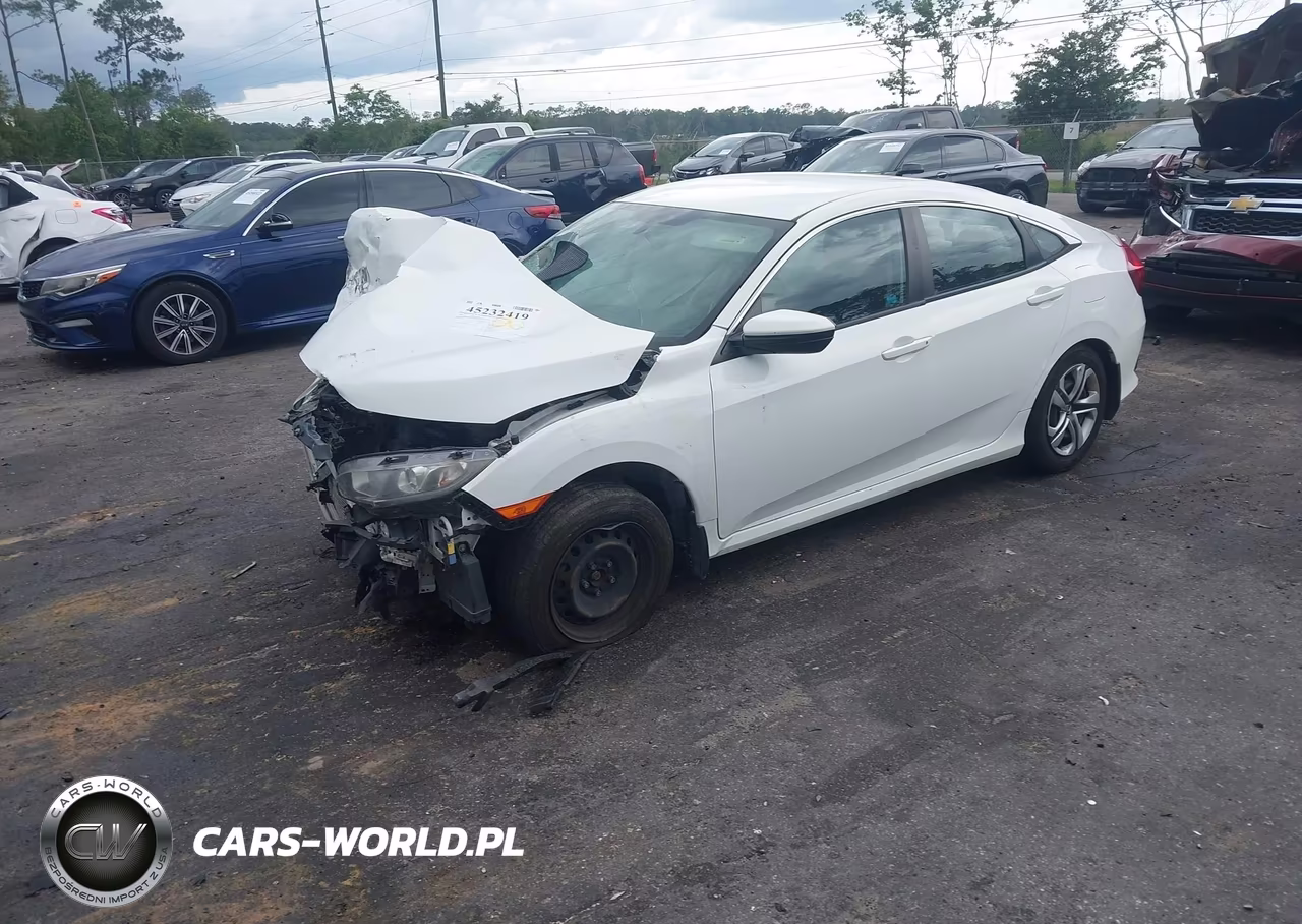 2016 Honda Civic Lx VIN:2HGFC2F52GH544443 - 2