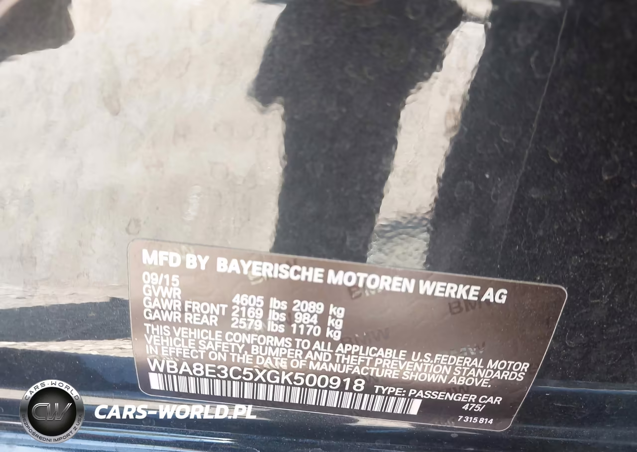 2016 BMW 328I xDrive VIN:WBA8E3C5XGK500918 - 9