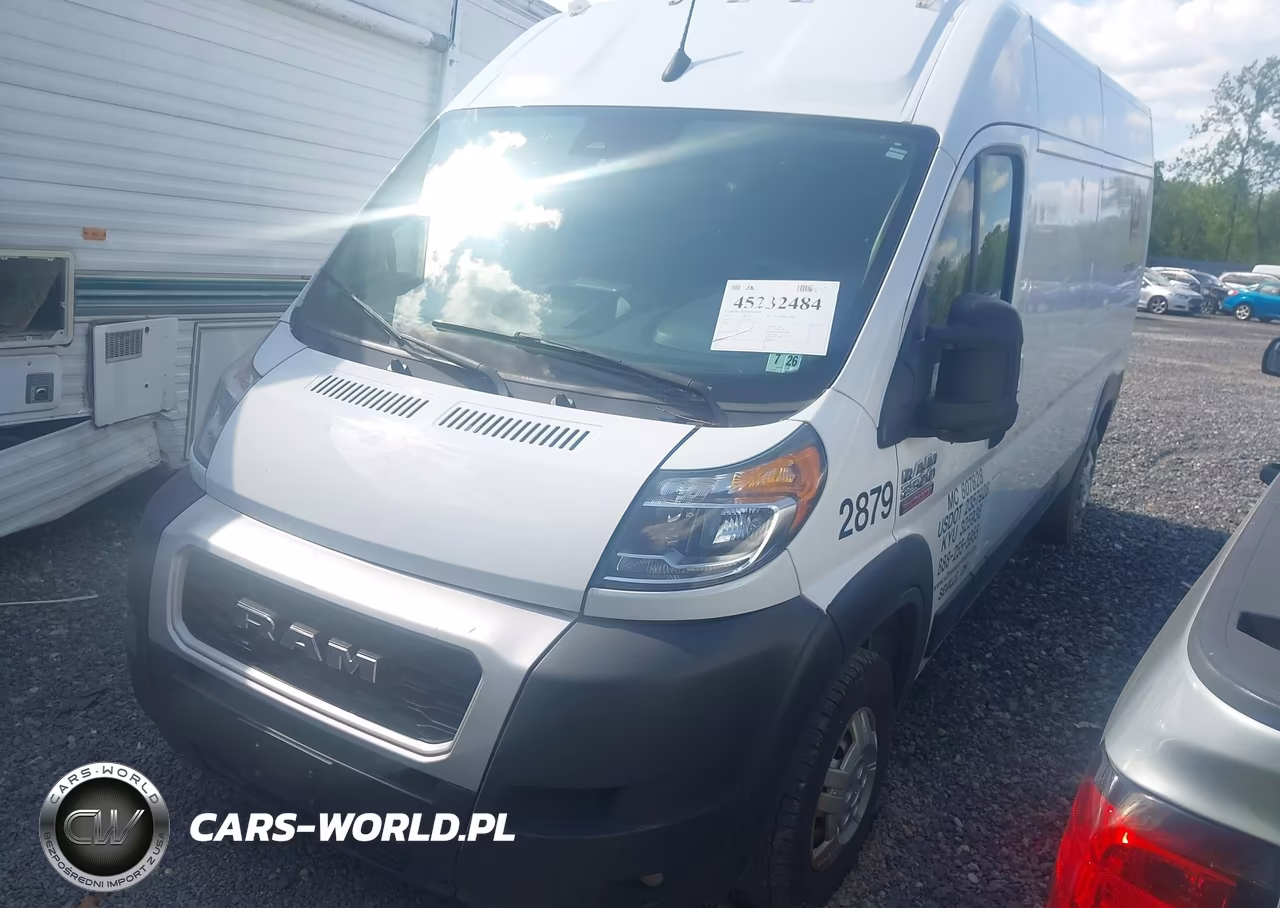 2022 Ram Promaster 2500 High Roof 159 Wb VIN:3C6LRVDG7NE119452 - 2