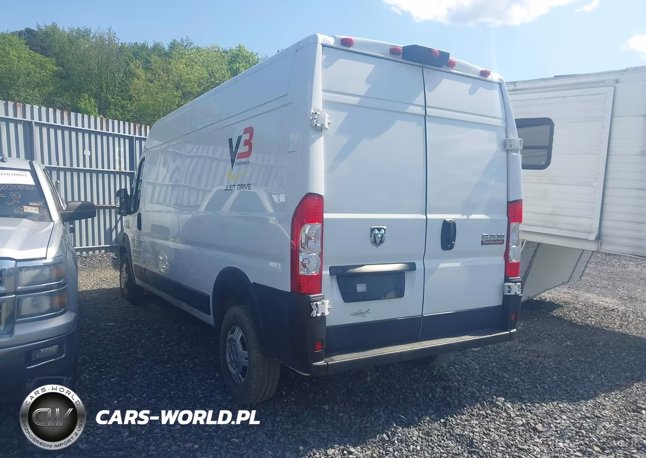 2022 Ram Promaster 2500 High Roof 159 Wb VIN:3C6LRVDG7NE119452 - 3