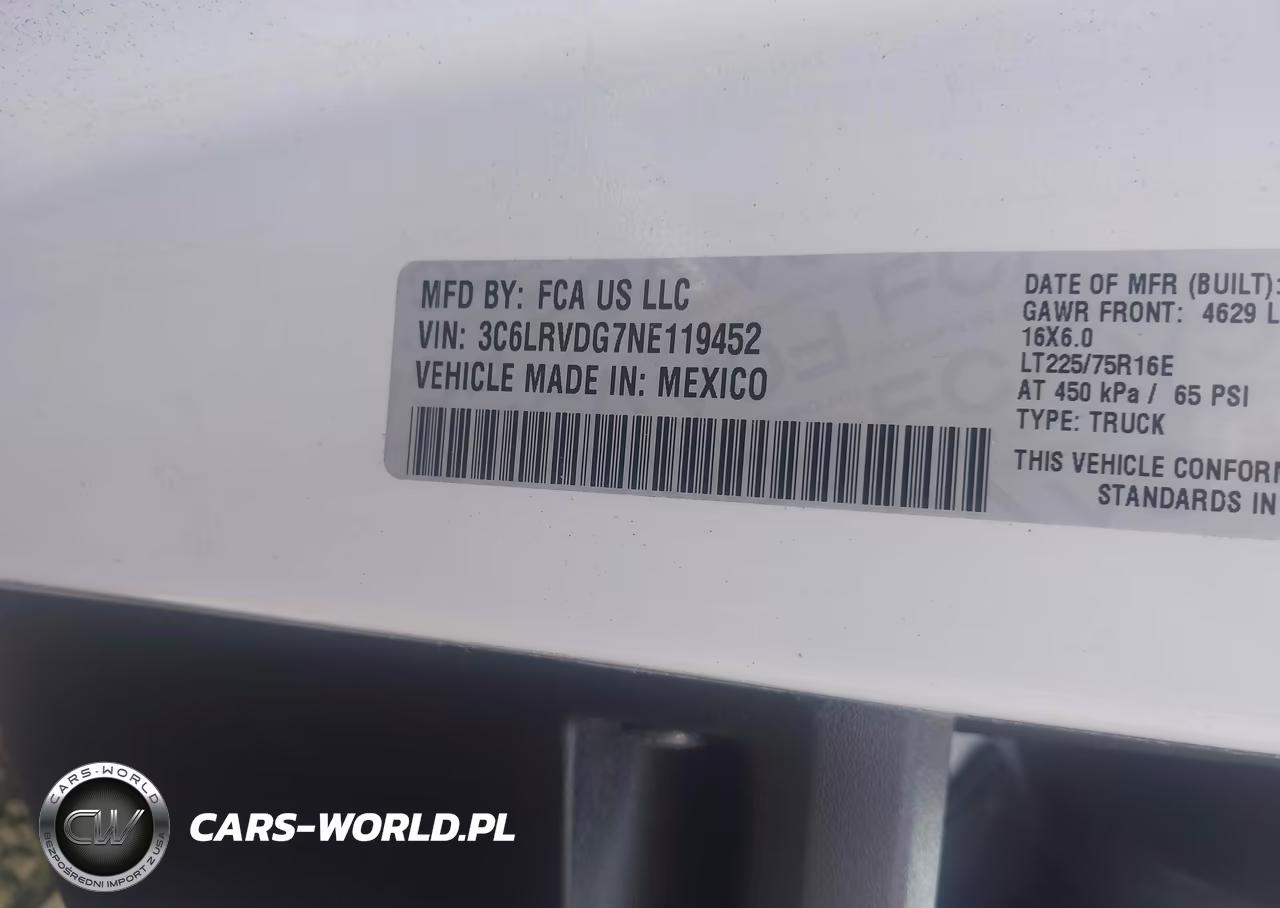 2022 Ram Promaster 2500 High Roof 159 Wb VIN:3C6LRVDG7NE119452 - 8