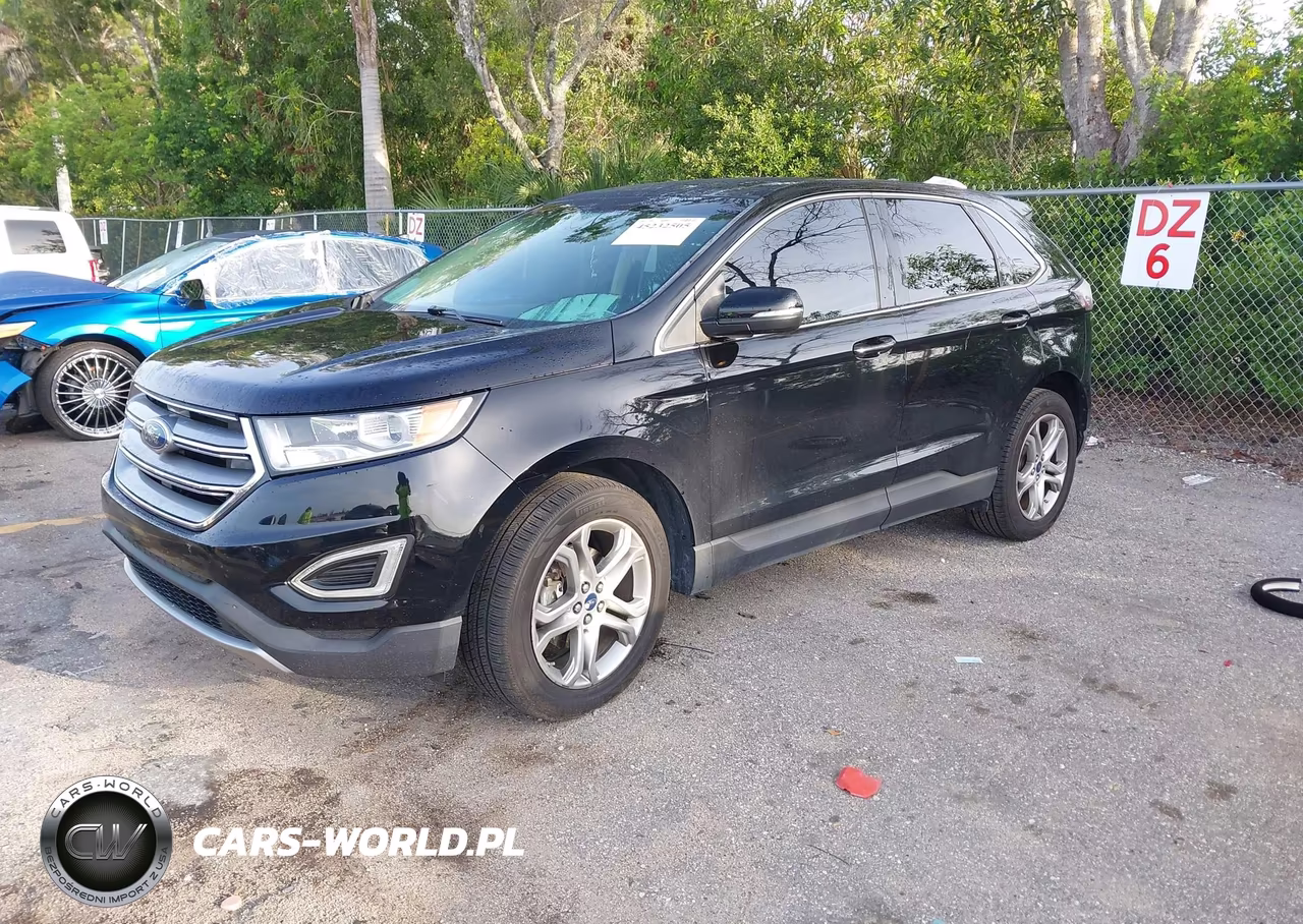 2017 Ford Edge Titanium VIN:2FMPK3K91HBB75336 - 2