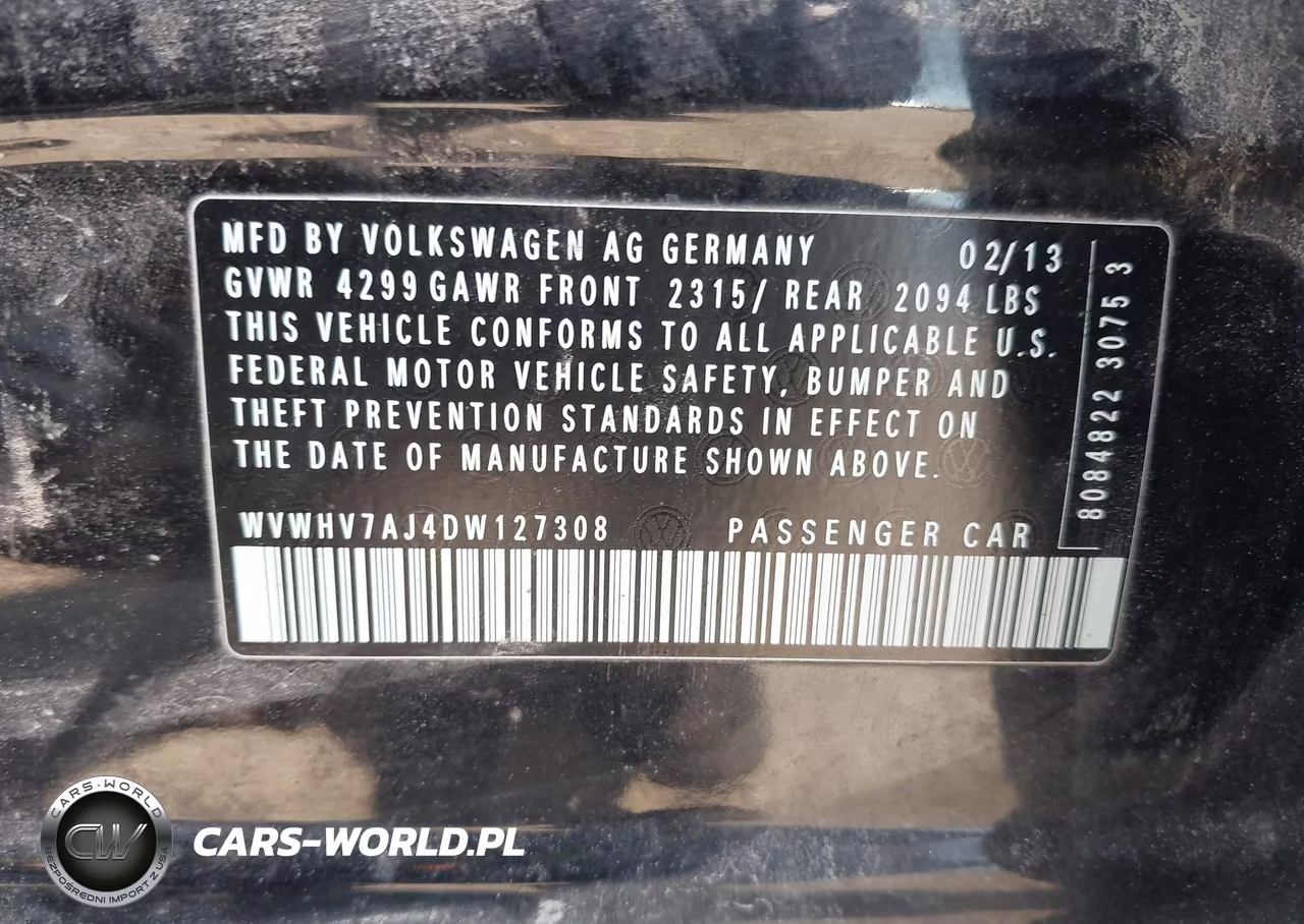 2013 Volkswagen Gti 4-Door VIN:WVWHV7AJ4DW127308 - 9