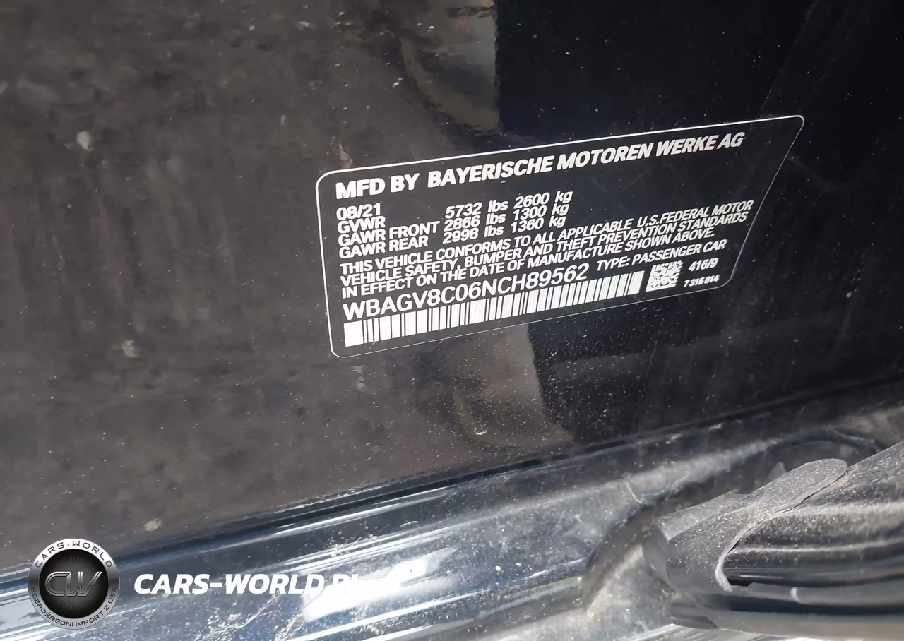 2022 BMW M850Xi VIN:WBAGV8C06NCH89562 - 9