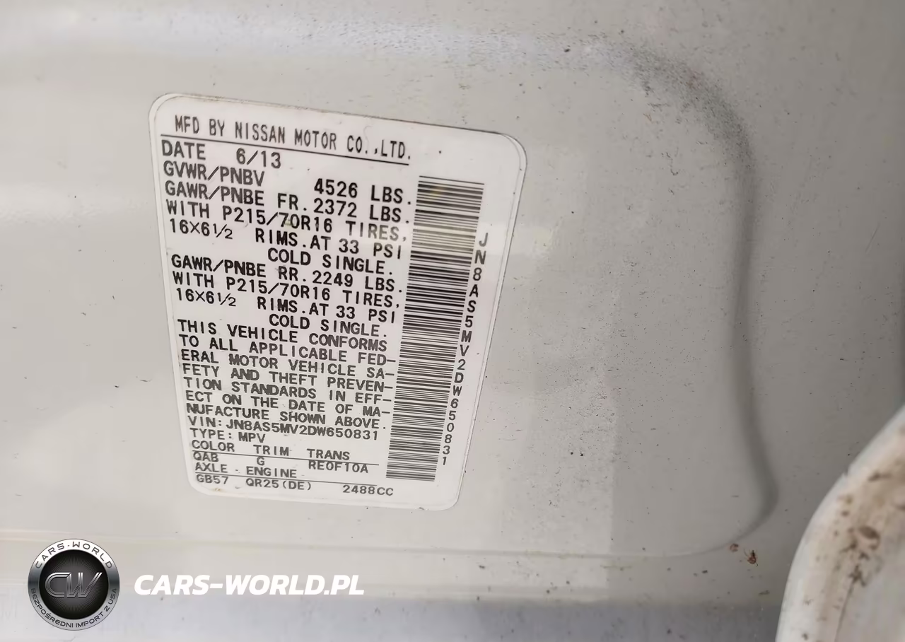 2013 Nissan Rogue S VIN:JN8AS5MV2DW650831 - 9