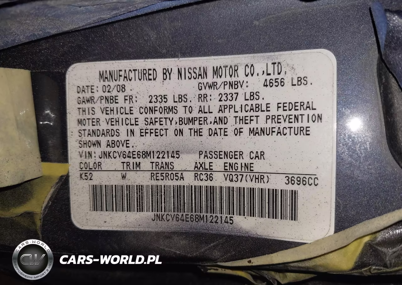 2008 Infiniti G37 Journey VIN:JNKCV64E68M122145 - 9