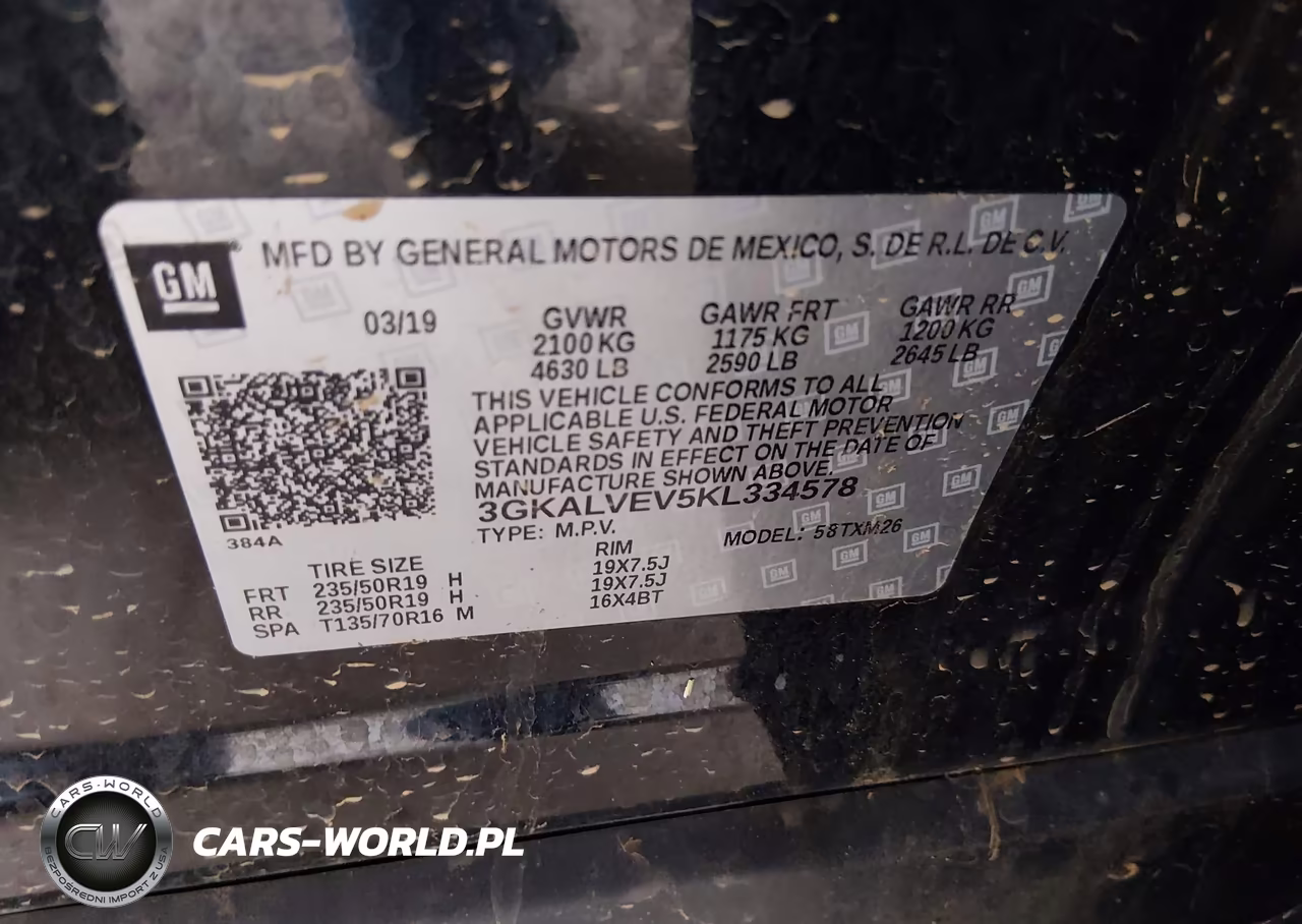 2019 GMC Terrain Slt VIN:3GKALVEV5KL334578 - 9