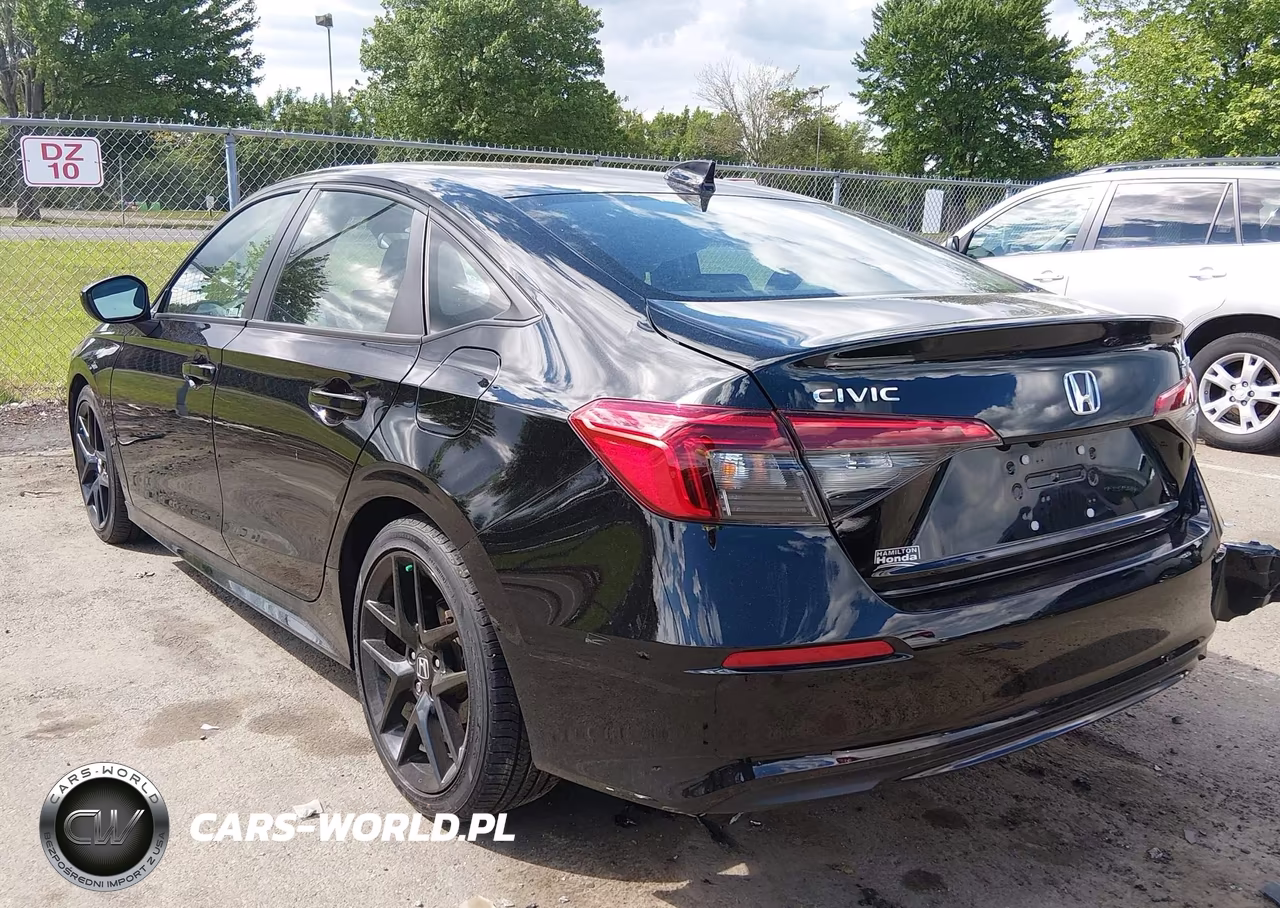 2022 Honda Civic Sport VIN:2HGFE2F5XNH607764 - 3