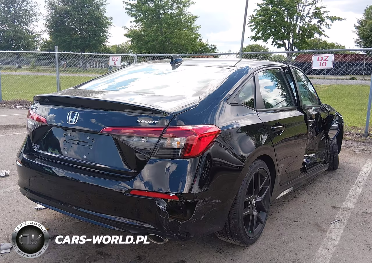 2022 Honda Civic Sport VIN:2HGFE2F5XNH607764 - 4