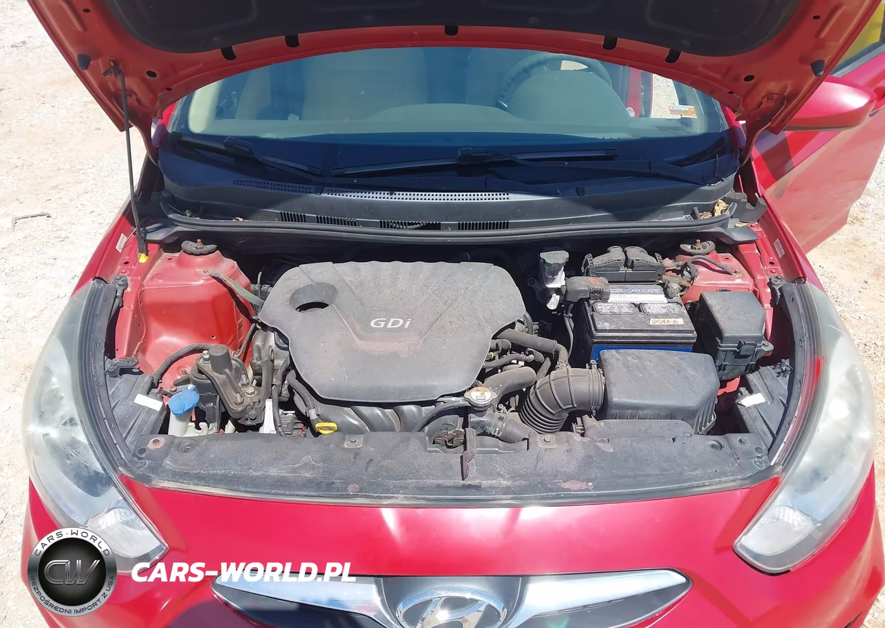 2013 Hyundai Accent Gls VIN:KMHCU4AE6DU394133 - 10