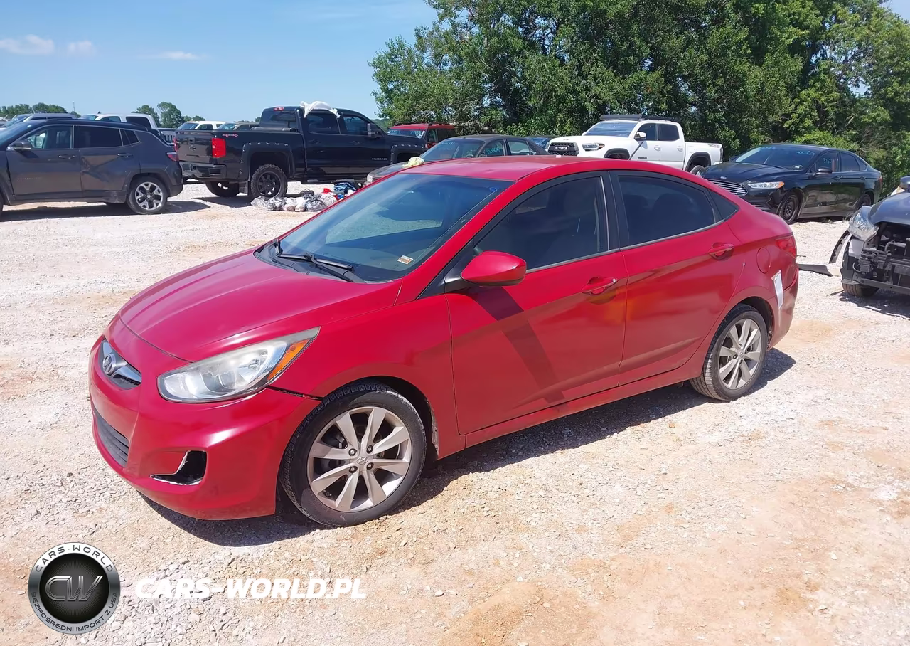 2013 Hyundai Accent Gls VIN:KMHCU4AE6DU394133 - 2