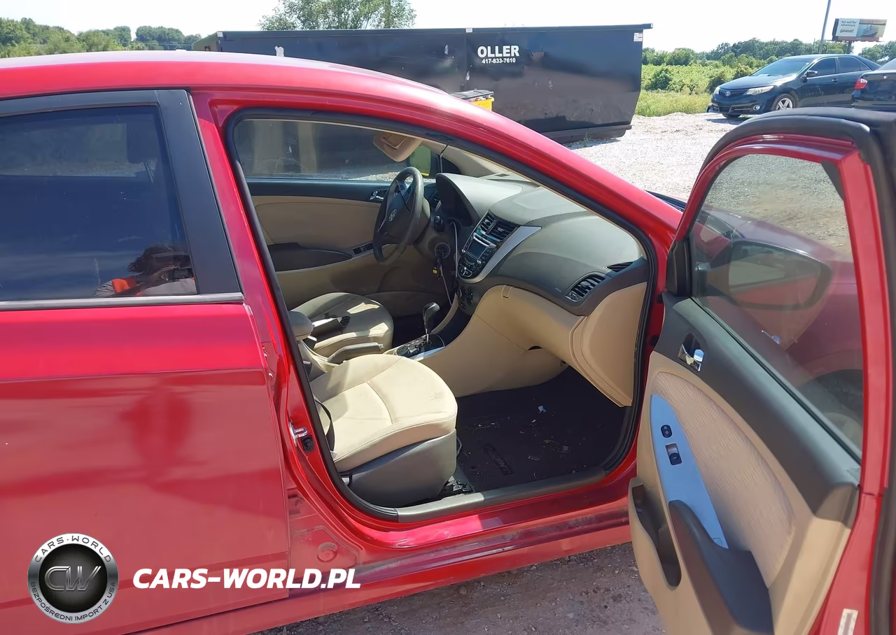 2013 Hyundai Accent Gls VIN:KMHCU4AE6DU394133 - 5