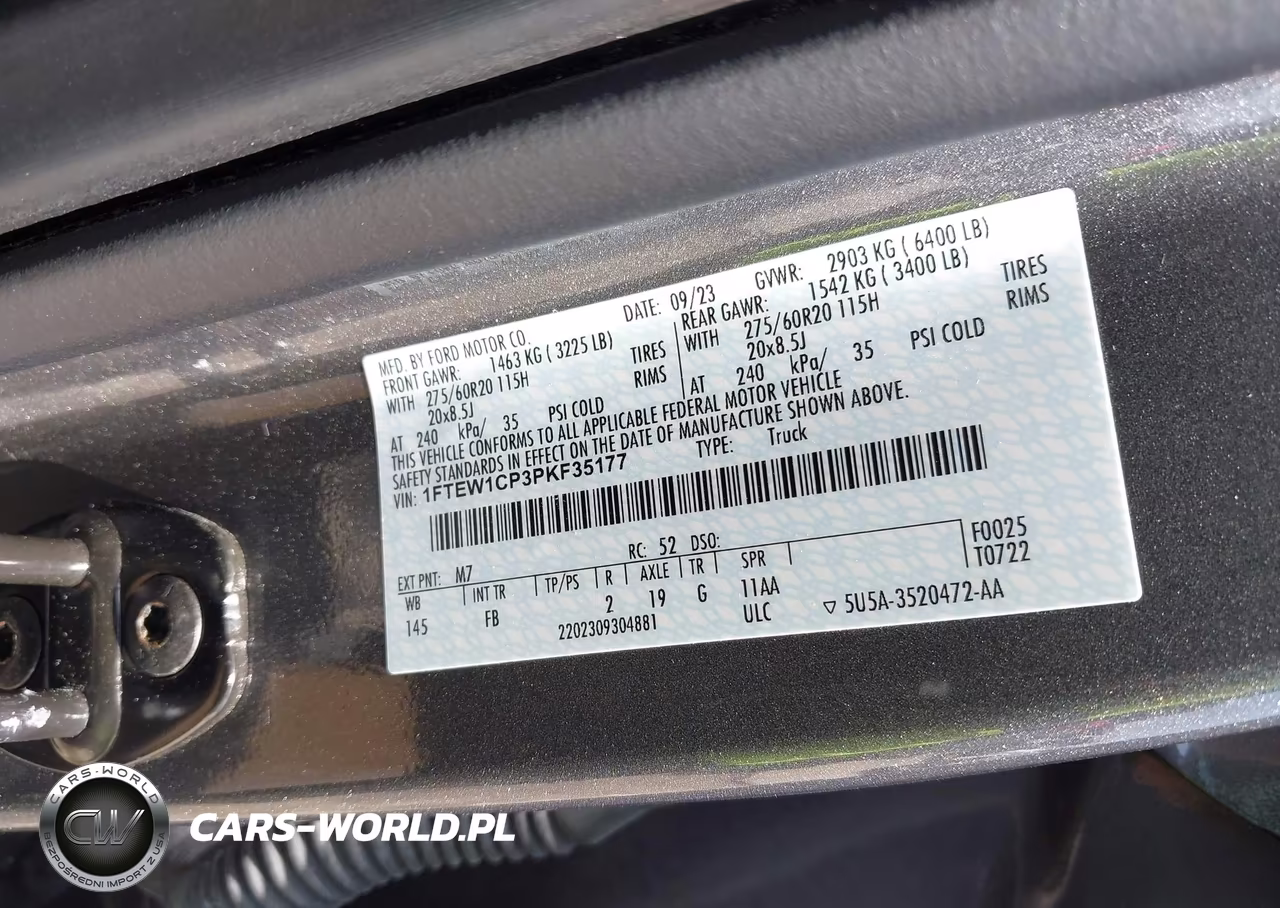 2023 Ford F-150 Xlt VIN:1FTEW1CP3PKF35177 - 9